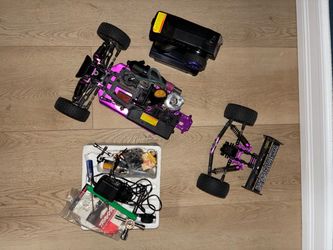 Nitro RC Buggy Chassis with Parts and Accessories