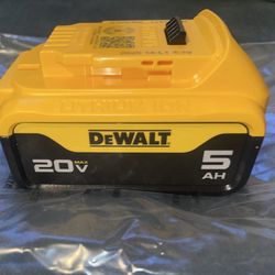 Dewalt 20v battery 5AH