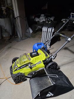 Ryobi electric lawnmower