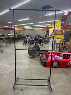 Double Heavy Duty Garment Rack
