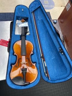 Emmanuel Berberian 480 Acoustic Violin with Bow and Case.