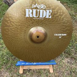 Paiste 18" RUDE Crash/Ride Cymbal"