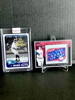 🔥 BABE RUTH 4-Card Lot! Project 70 + Rare Patch 🚀