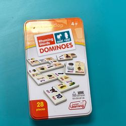 Rhyming Words Dominoes Education 
