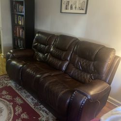 Leather Sofa Recliner