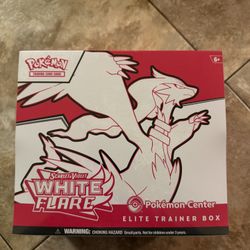 White Flare Pokemon Center Elite Trainer Box (Exclusive) - SV: White Flare