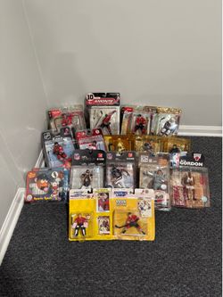 Lot of Vintage Sports Action Figures - Brand New In Boxes (McFarlane, Starting Lineup, Sports Spuds)