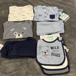 Carter's Child of Mine Baby Boys Bodysuit & Pants Outfit Set, 3Piece,12Months