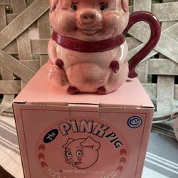 Collectible “The Pink Pig” RICH’s MACY’s Mug