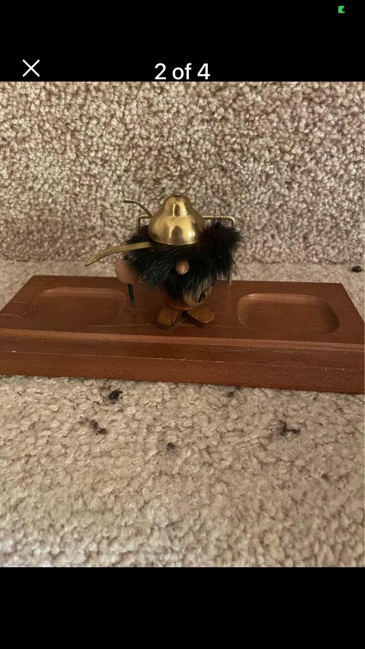 Vintage Wood Desk Caddy