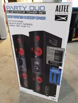 Altec lansing hot sale tower speakers
