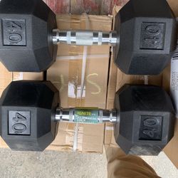 40lbs Dumbbell Set 