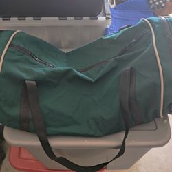 Green Barrel Duffle Bag 
