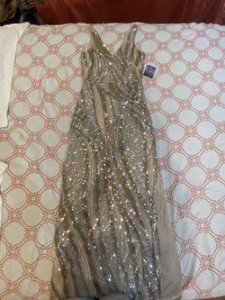Gold And silver Dress