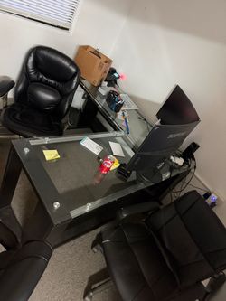 2 Large Corner / L-Shaped Office Desks – $75 Each or BOTH for $125