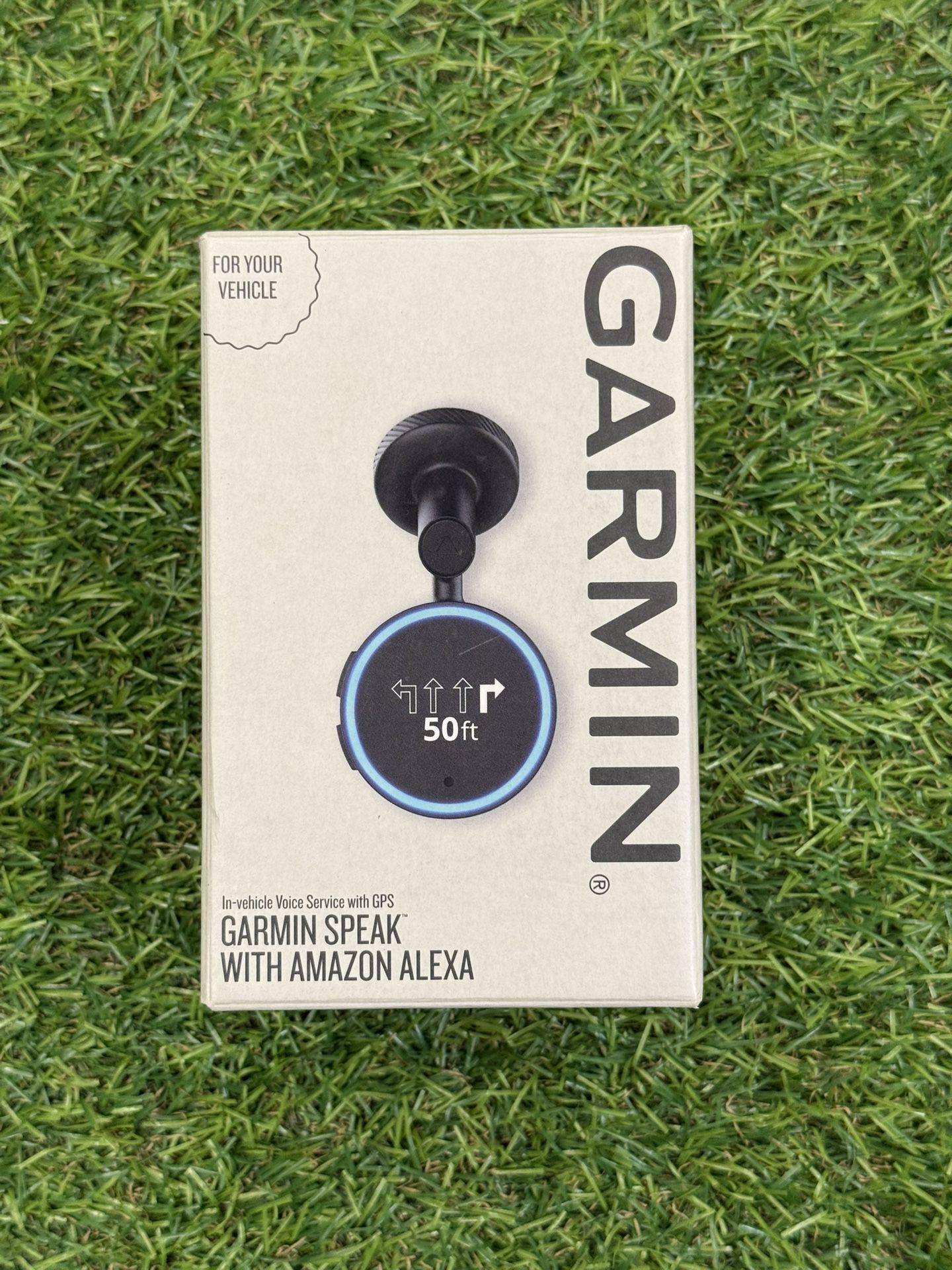 Garmin Speak with Amazon Alexa | Model 010-01862-01 | Black | Brand New