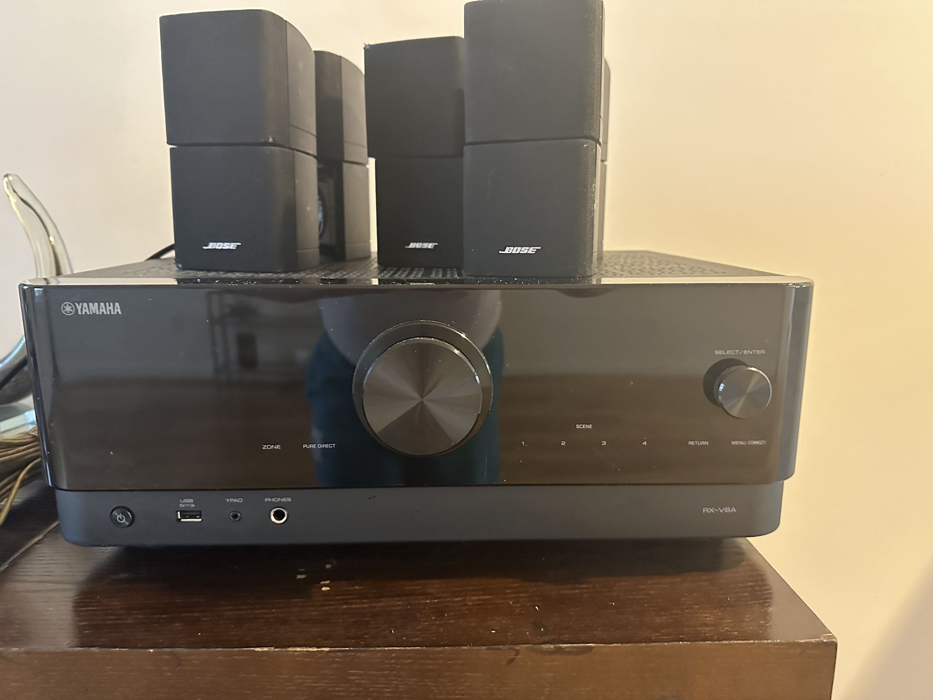 Yamaha TRS-700 7.1 Channel Receiver With 10 Bose Speakers 