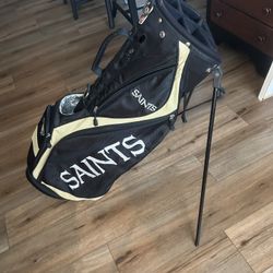 NFl New Orleans Saints golf bag