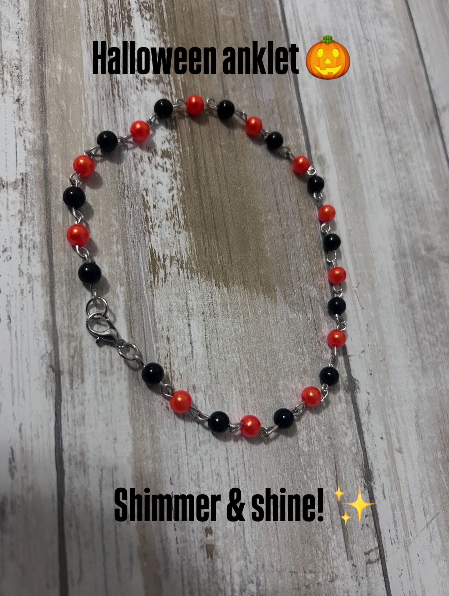 Halloween Anklet