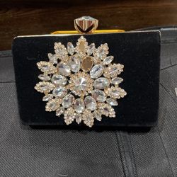 Black Valves Evening Clutch