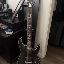 Schecter Damien Platinum-6 Satin Black Guitar