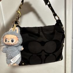 Vintage coach carly shoulder bag