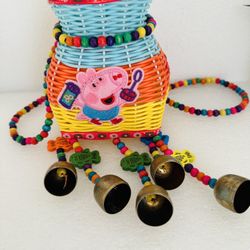 Colorful Woven Basket Kids Gift 