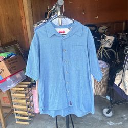 “Wrangler” Mechanic Button Up Shirt