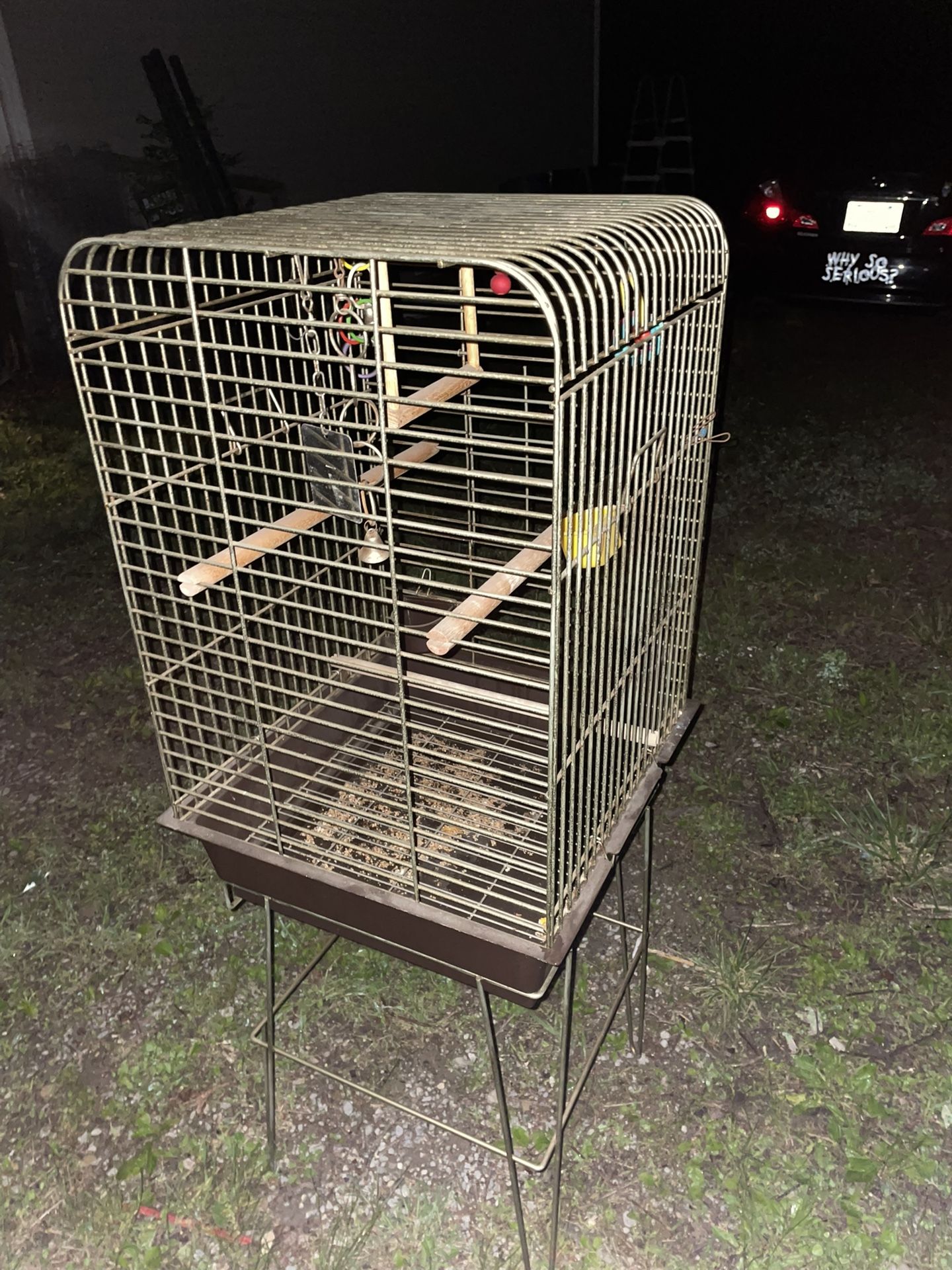 Mid-Century Modern Vintage Parrot Cage