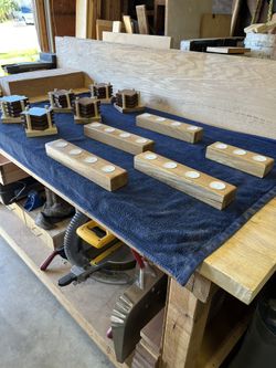 Wood Coasters And Tealight Candle Holders