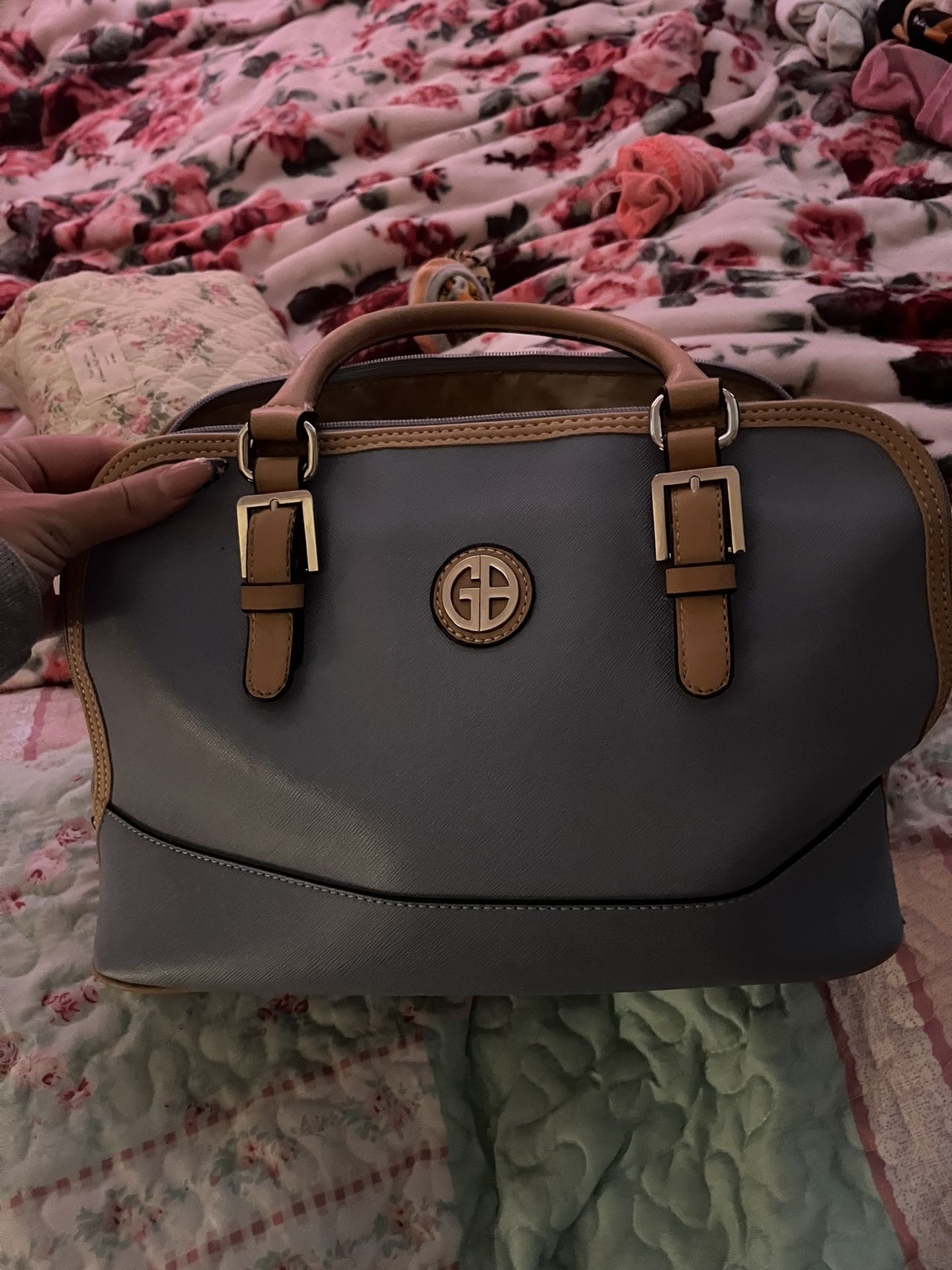 Blue And Brown Women’s Purse