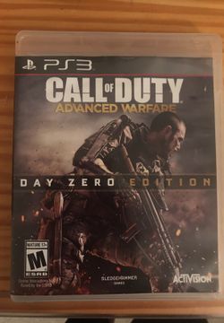 Call of duty advanced warfare, PS3