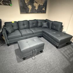 SECTIONAL WITH OTTOMAN 