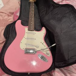 Pink Electric Guitar 