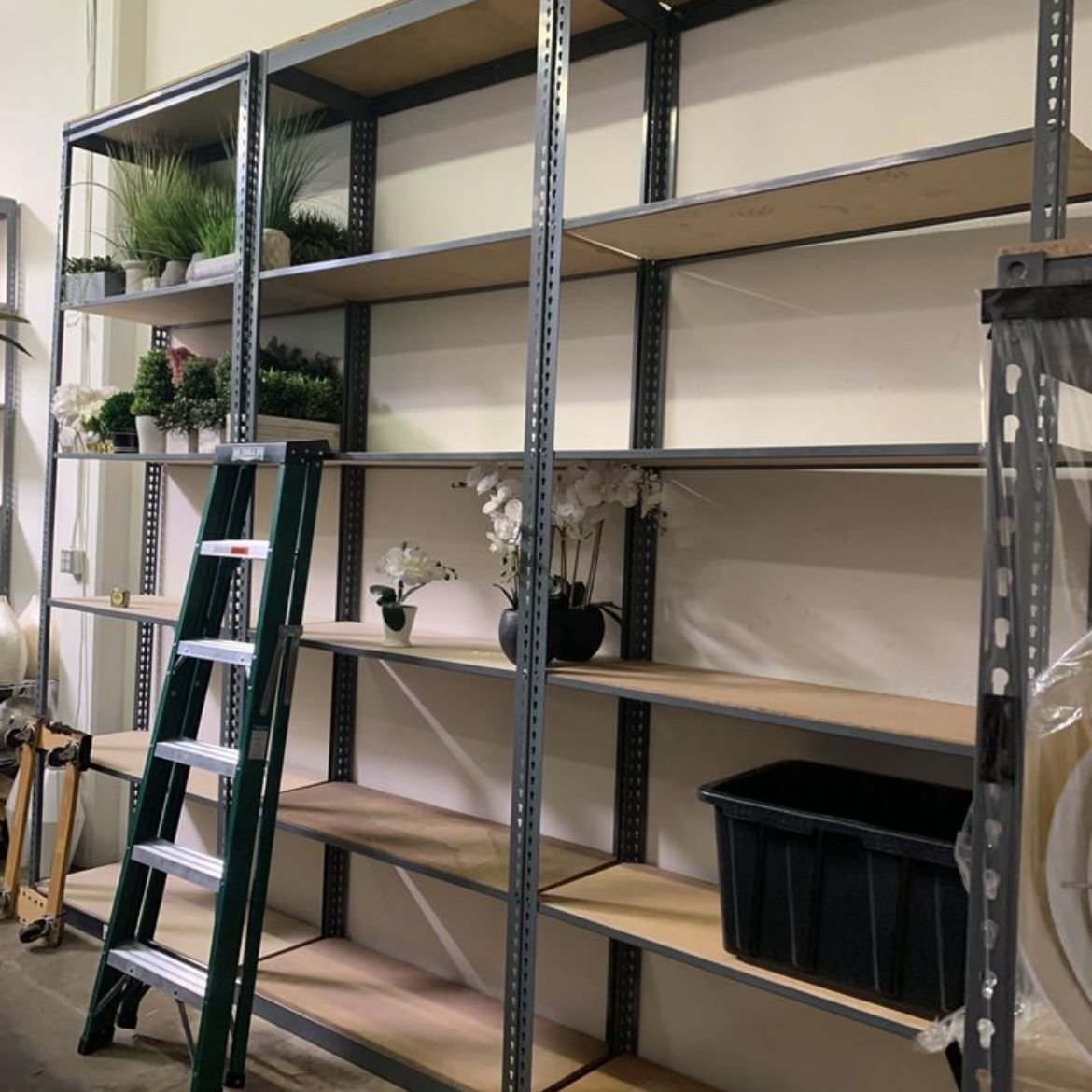 Garage Shelving 48 In W X 18 In D Rigid Shed Organization Racks Stronger Than Homedepot Lowes Costco Delivery Available