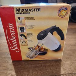 New Sunbeam Mixmaster Hand Mixer. 
