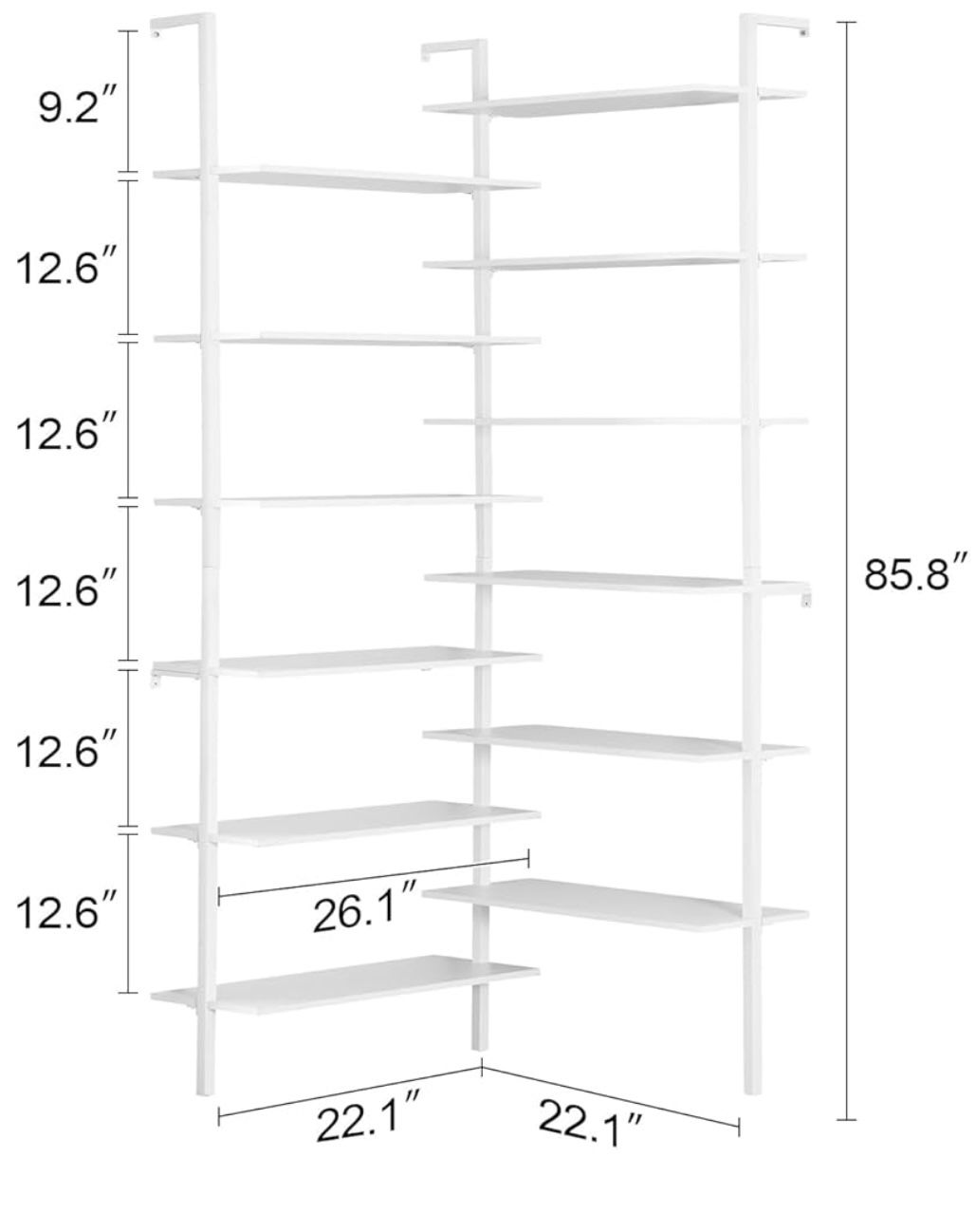 6- Tier Corner Ladder Shelf