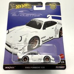 FREE SHIP Hot Wheels RWB Porsche 930 White Premium  Silhouettes 2025