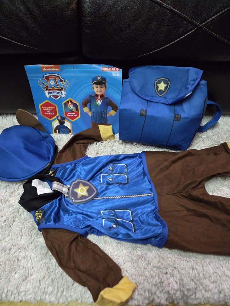 Paw Patrol: Chase Halloween Costume