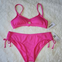 Hurley 2 Piece Pink Bikini- Large