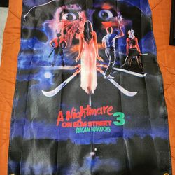 Nightmare on Elm Street 3 Dream Warriors Mini Tapestry asking $30 OBO