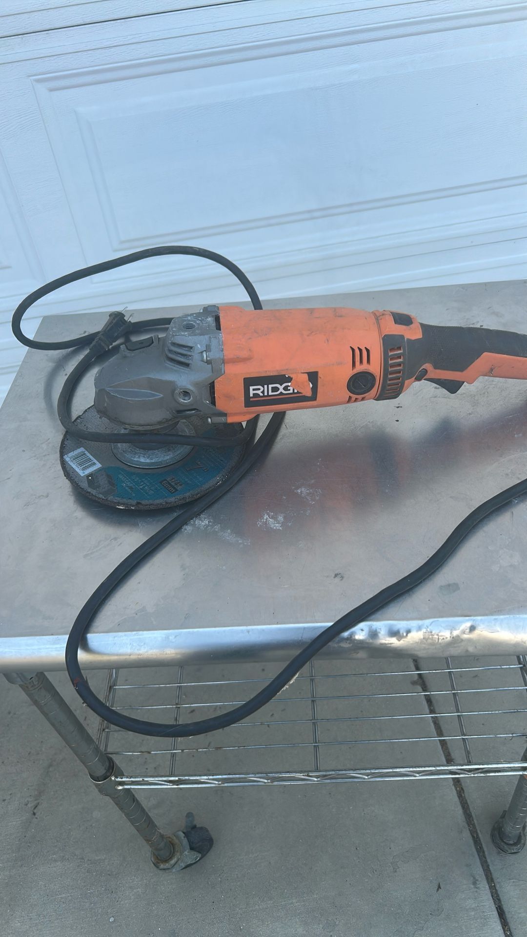 7” Ridgid Grinder