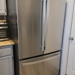 GE 27 Cu Ft French Door Refrigerator Stainless Steel