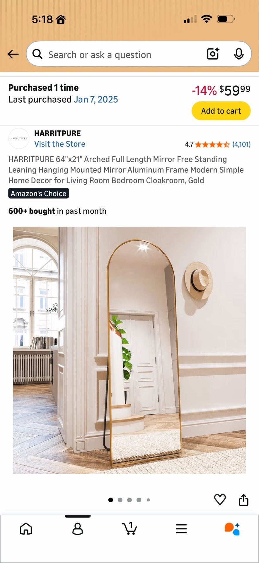 Mirror from Amazon