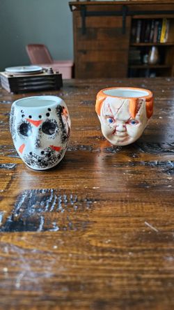 Jason and Chucky Shot Glasses