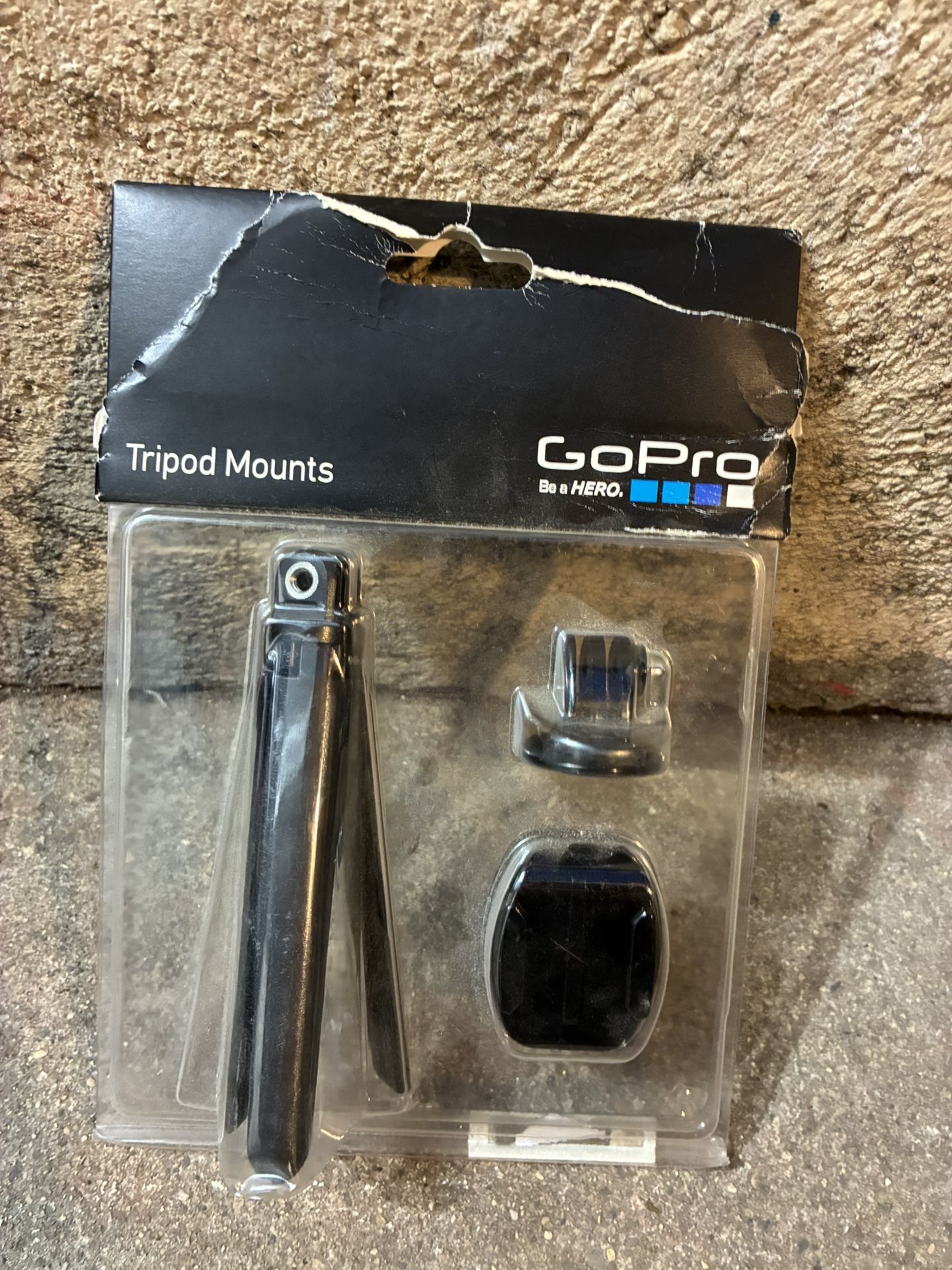 Small Black GoPro Tripod Mounts