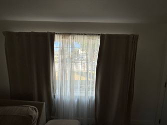 Curtains and Rod for sale