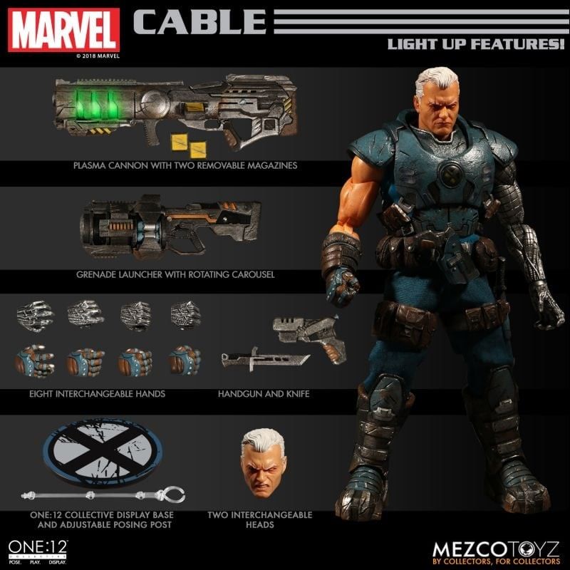 Mezco One 12 Collective Xmen Cable