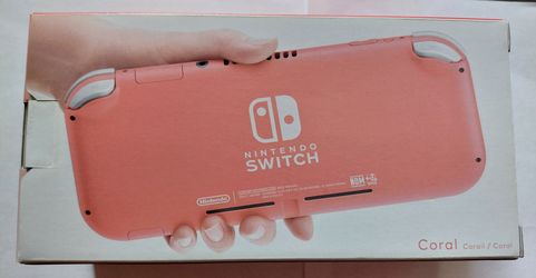Brand New! Pink Nintendo Switch Lite Coral