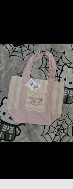 Trader Joe’s mini striped tote (PINK)